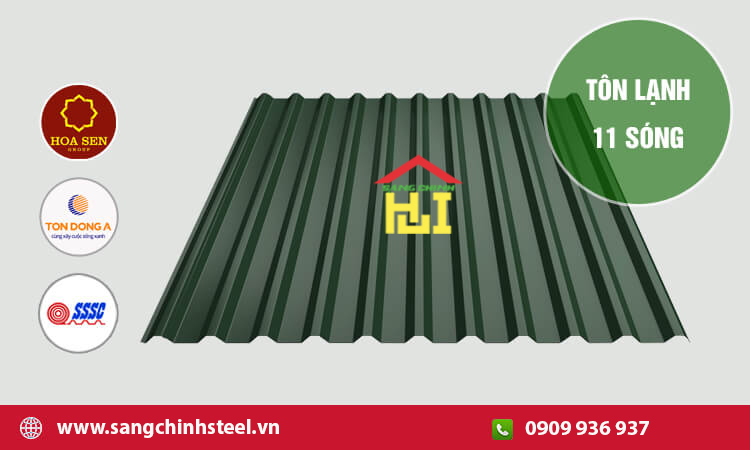Tôn lạnh 11 sóng: Giải pháp lợp mái tối ưu cho mọi công trình