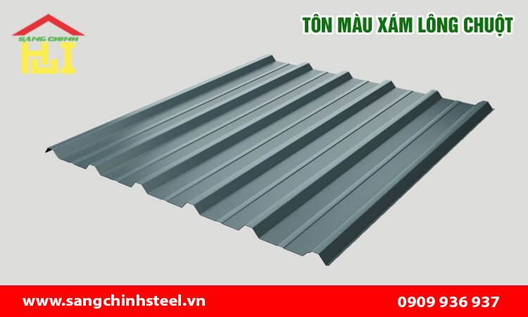Tôn Màu Xám Lông Chuột: Đặc Điểm, Ứng Dụng & Bảng Giá Mới Nhất