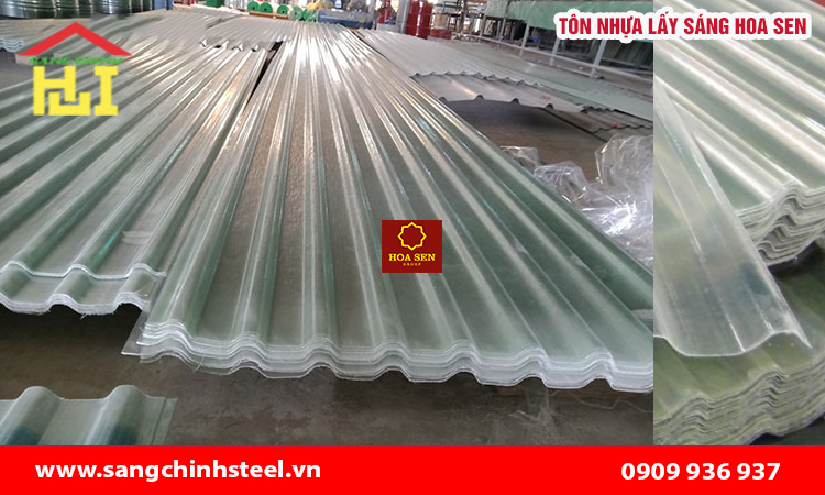 Tôn nhựa lấy sáng Hoa Sen: Giải pháp mái nhà thông minh, tiết kiệm năng lượng