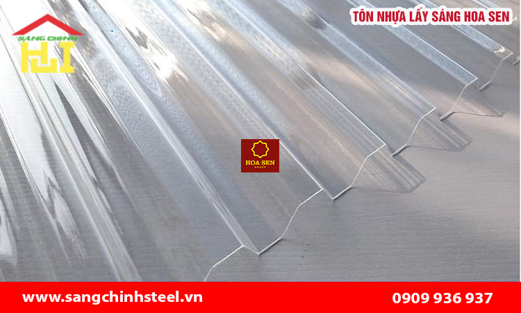 Tôn nhựa lấy sáng Hoa Sen: Giải pháp mái nhà thông minh, tiết kiệm năng lượng