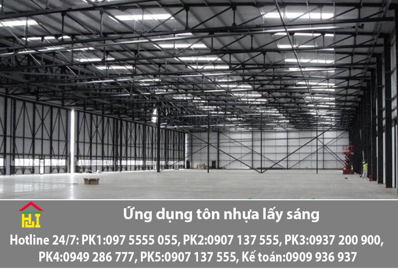 Ứng Dụng của Tôn Nhựa Lấy Sáng