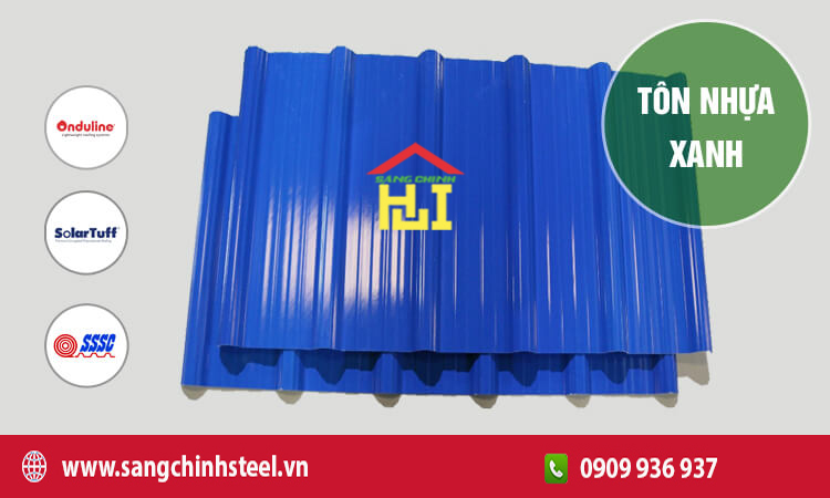 Tôn nhựa màu xanh: Giải pháp lợp mái bền vững và thẩm mỹ cho mọi công trình