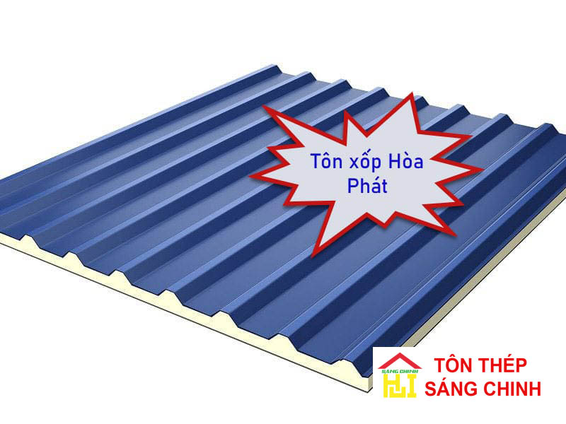 Báo giá tôn xốp hòa phát mới nhất tại Sáng Chinh STEEL