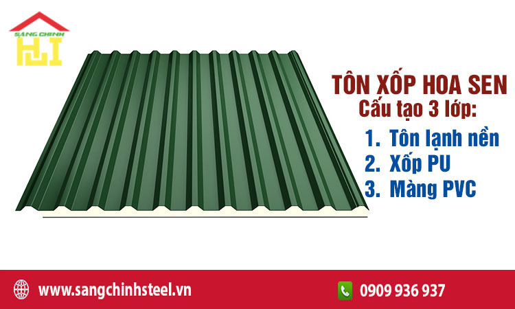 Tôn Xốp Hoa Sen: Giải Pháp Lợp Mái Cách Nhiệt Vượt Trội