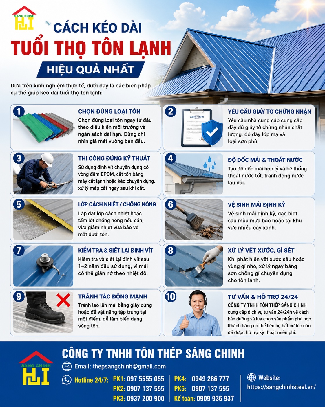 Tuổi thọ tôn lạnh