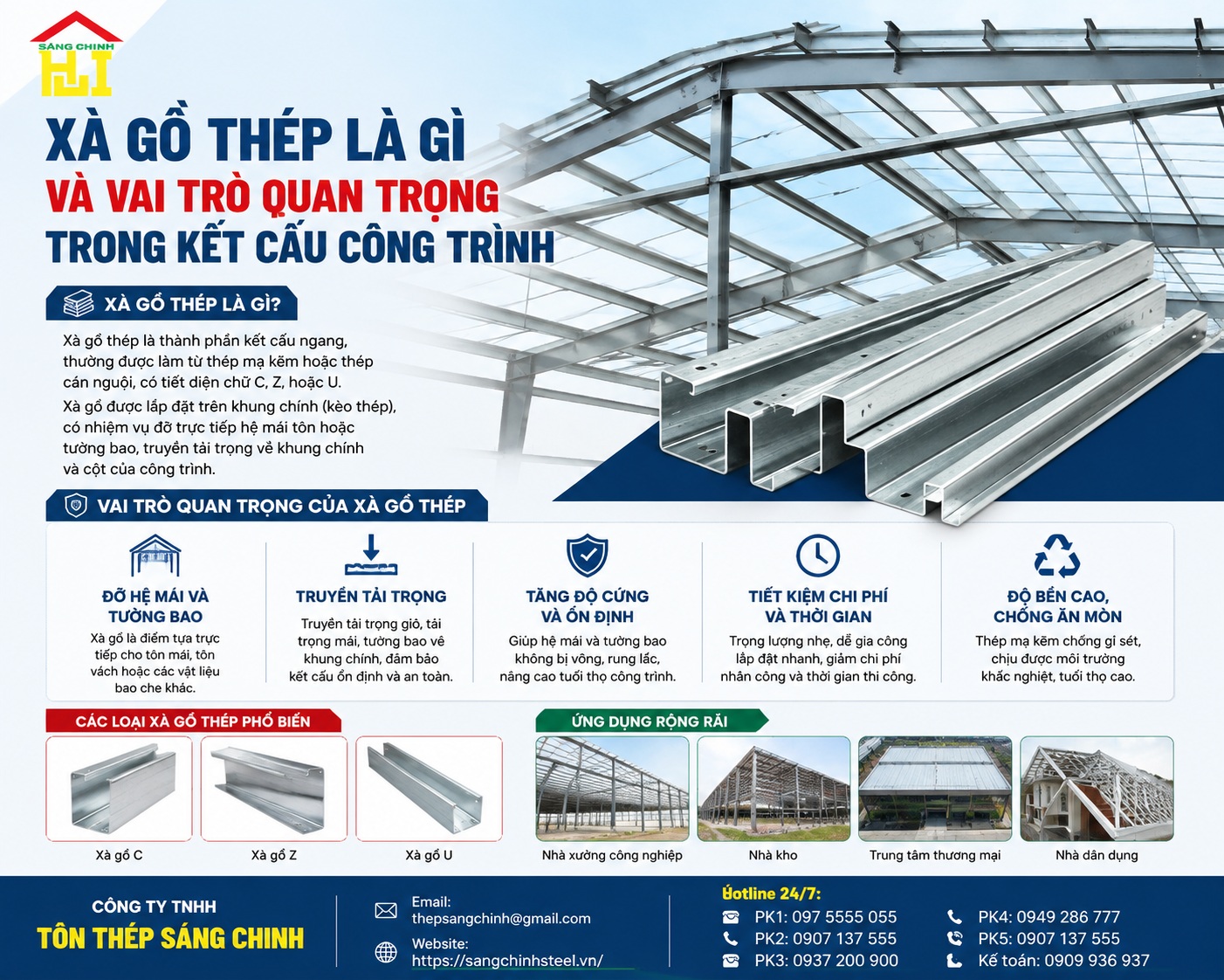 Tuổi thọ xà gồ