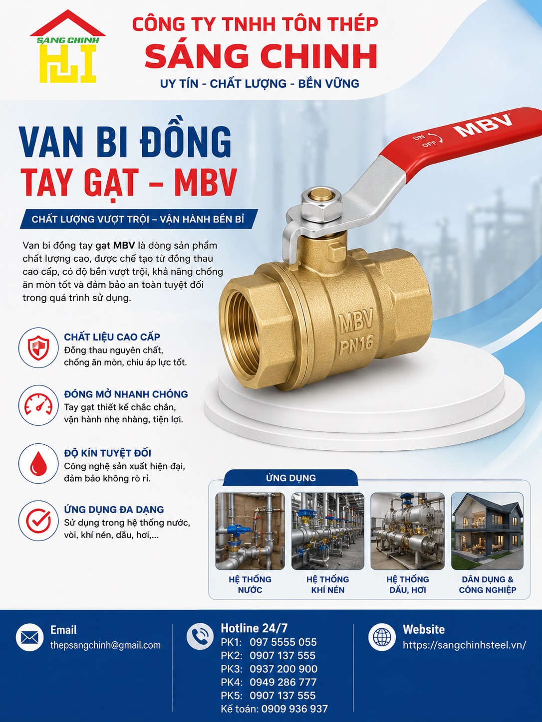 VAN BI ĐỒNG TAY GẠT – MBV
