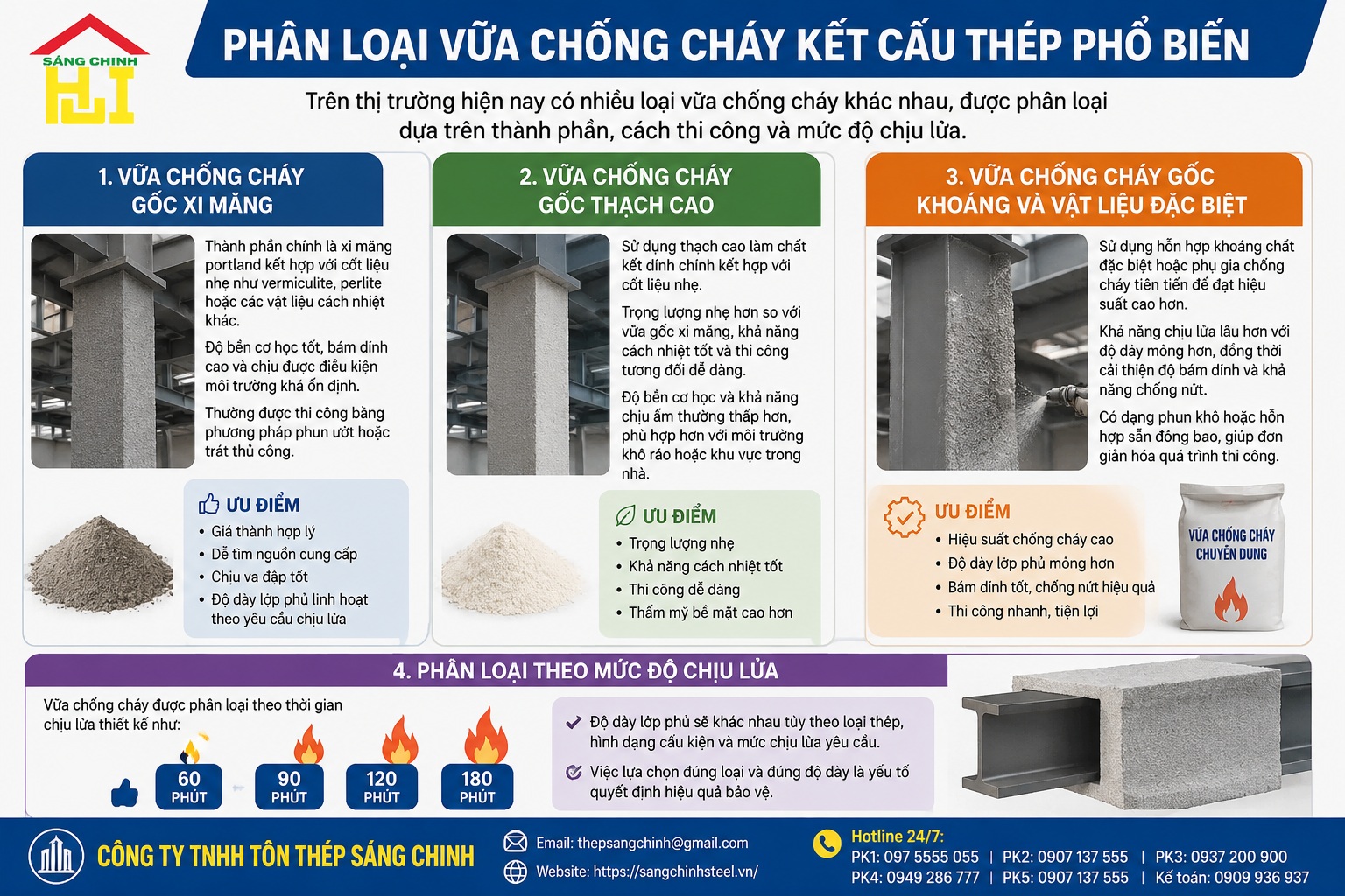 Vữa Chống Cháy Kết Cấu Thép Là Gì? Quy Trình Thi Công