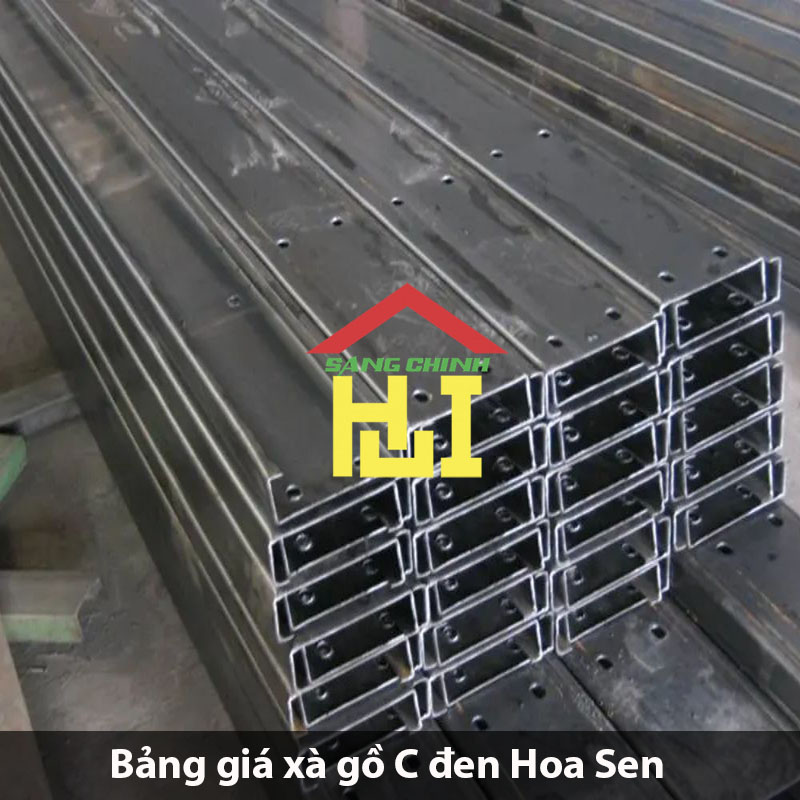Giá xà gồ C đen Hoa Sen