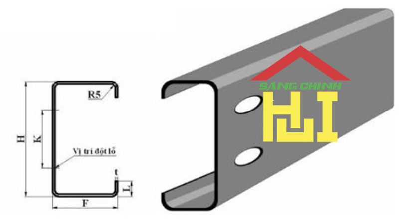 Quy cách xà gồ C150