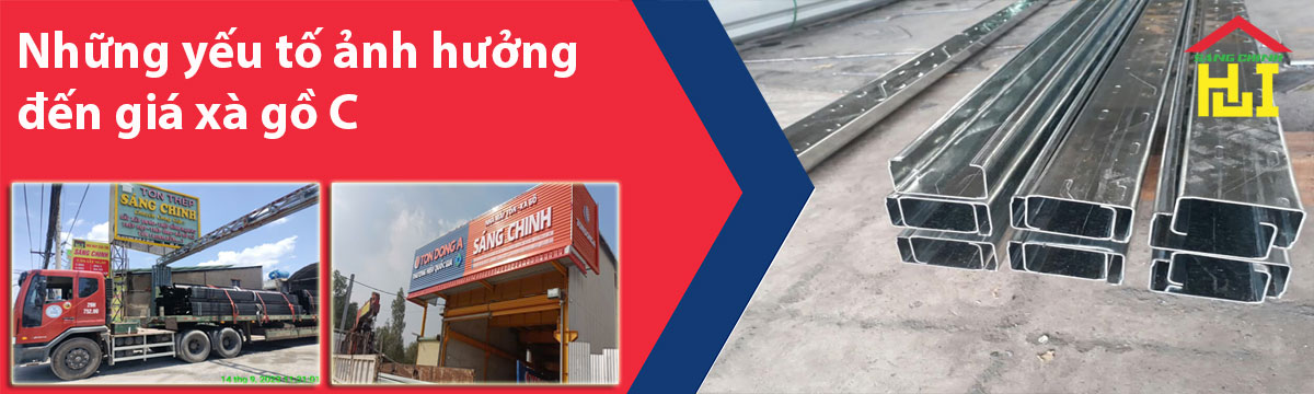 Những yếu tố ảnh hưởng đến giá xà gồ C