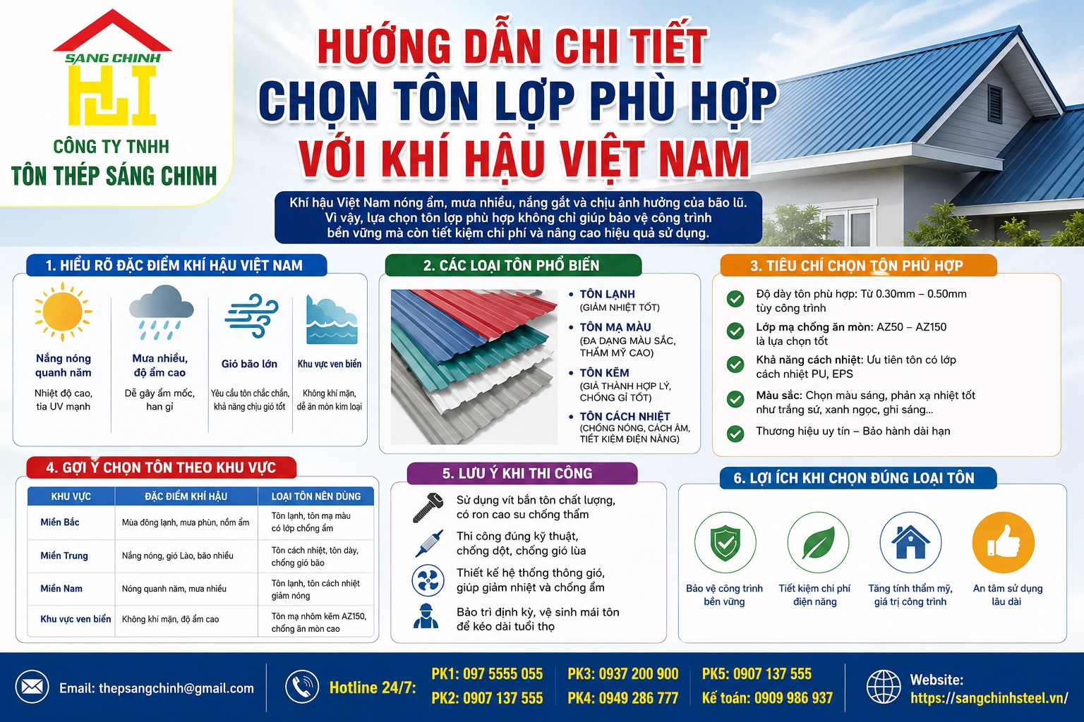 Xu hướng chọn tôn lợp thông minh bền vững hơn