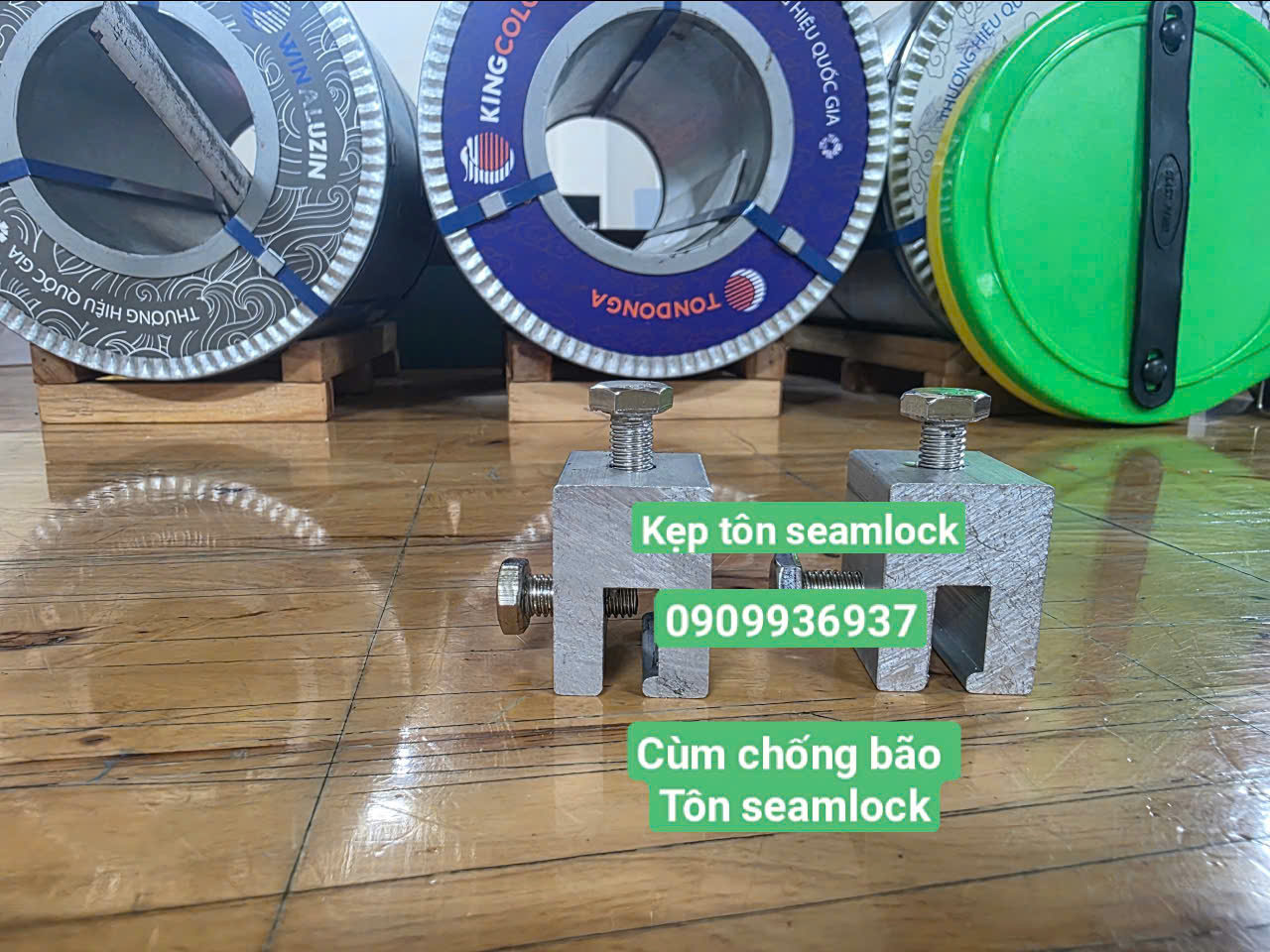 Kẹp Chống Bão Tôn Seamlock - Sáng Chinh STEEL: Giải Pháp Hoàn Hảo Cho Mái Lợp Bền Vững