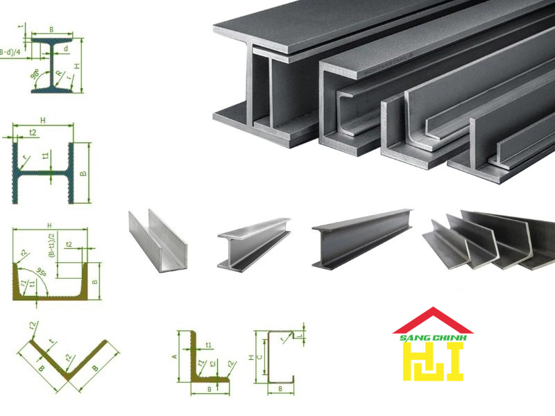 Thép hình chữ H, I, U, V có đặc điểm gì khác nhau?