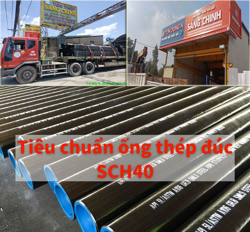 Tiêu chuẩn ống thép đúc SCH40