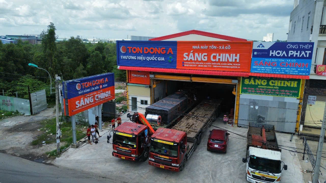 Đại lý tôn hoa sen tại Tphcm Sáng Chinh STEEL
