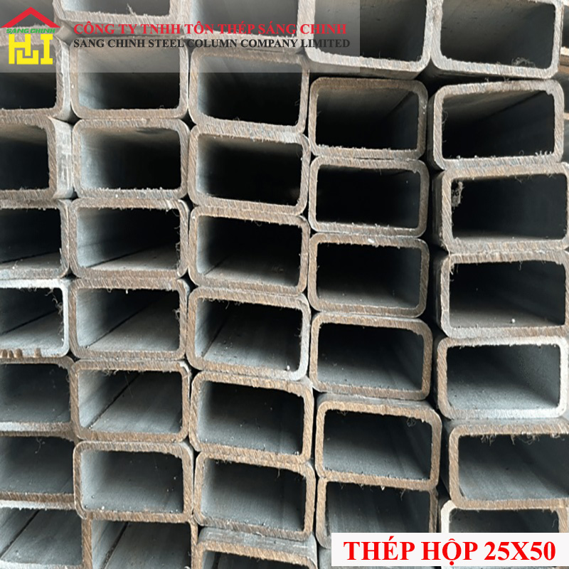 Thép hộp 25 x 50 – Tiêu chuẩn, thành phần hóa học, mác thép và ứng dụng
