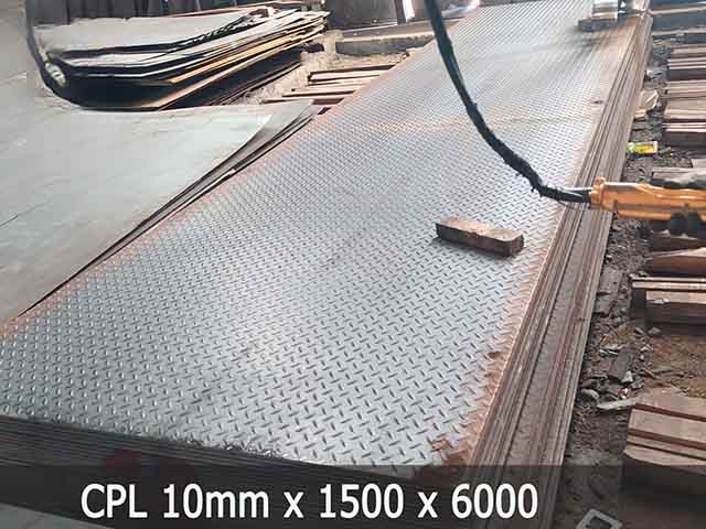 Thép tấm gân 10 x 1500 x 6000