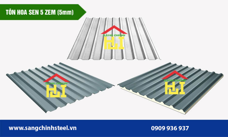 Tôn 5 Zem: Giải Pháp Lợp Mái Bền Bỉ, Tiết Kiệm và Chất Lượng Cao