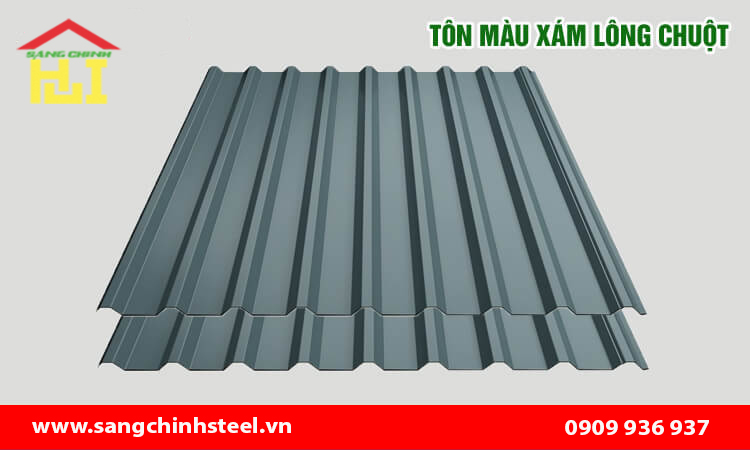 Tôn Màu Xám Lông Chuột: Đặc Điểm, Ứng Dụng & Bảng Giá Mới Nhất