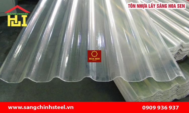Tôn nhựa lấy sáng Hoa Sen: Giải pháp mái nhà thông minh, tiết kiệm năng lượng