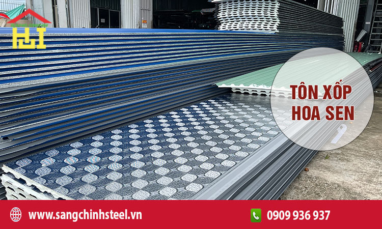 Tôn Xốp Hoa Sen: Giải Pháp Lợp Mái Cách Nhiệt Vượt Trội