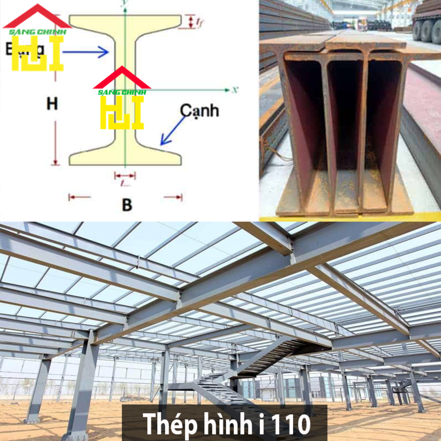Thép hình i 110