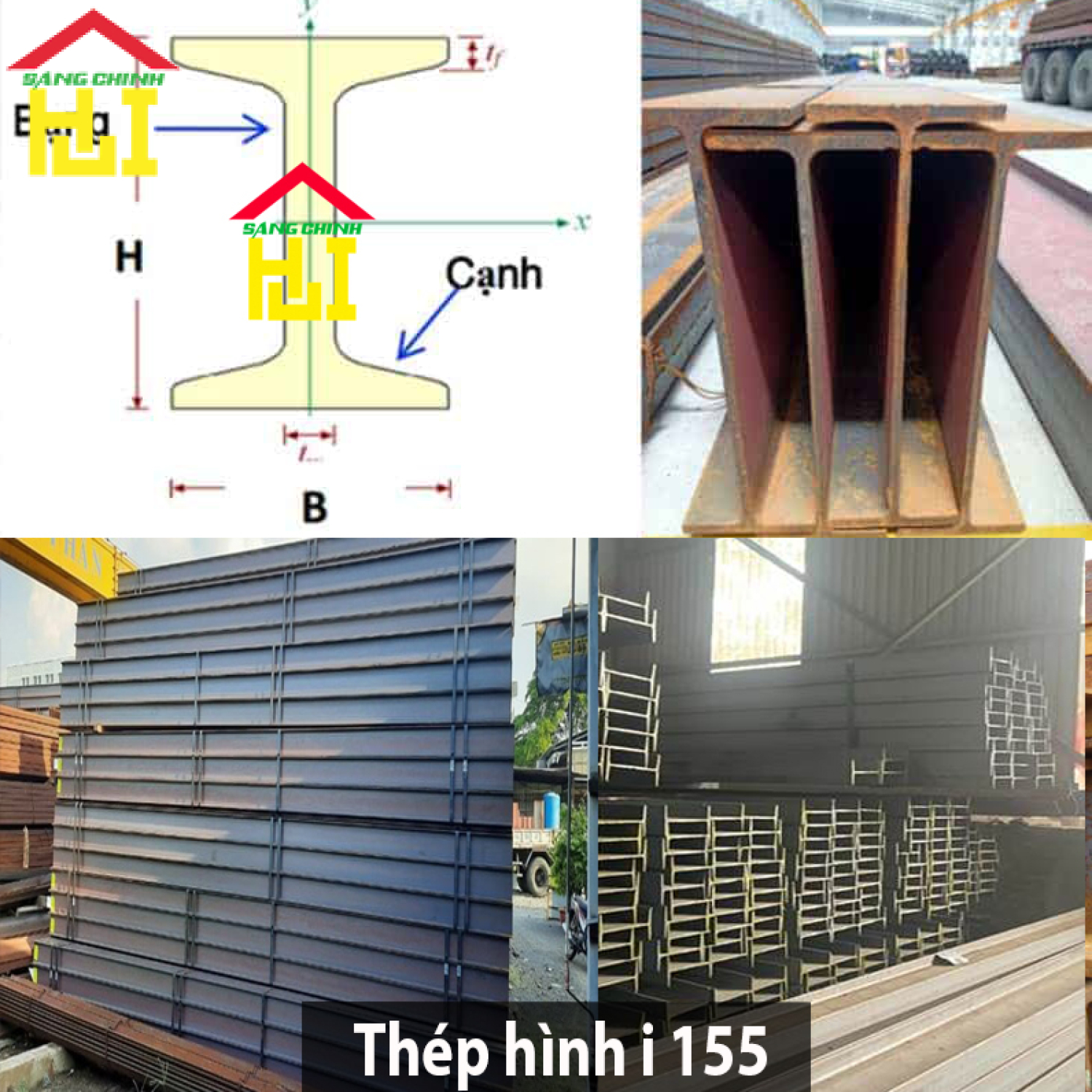 Thép hình i 155