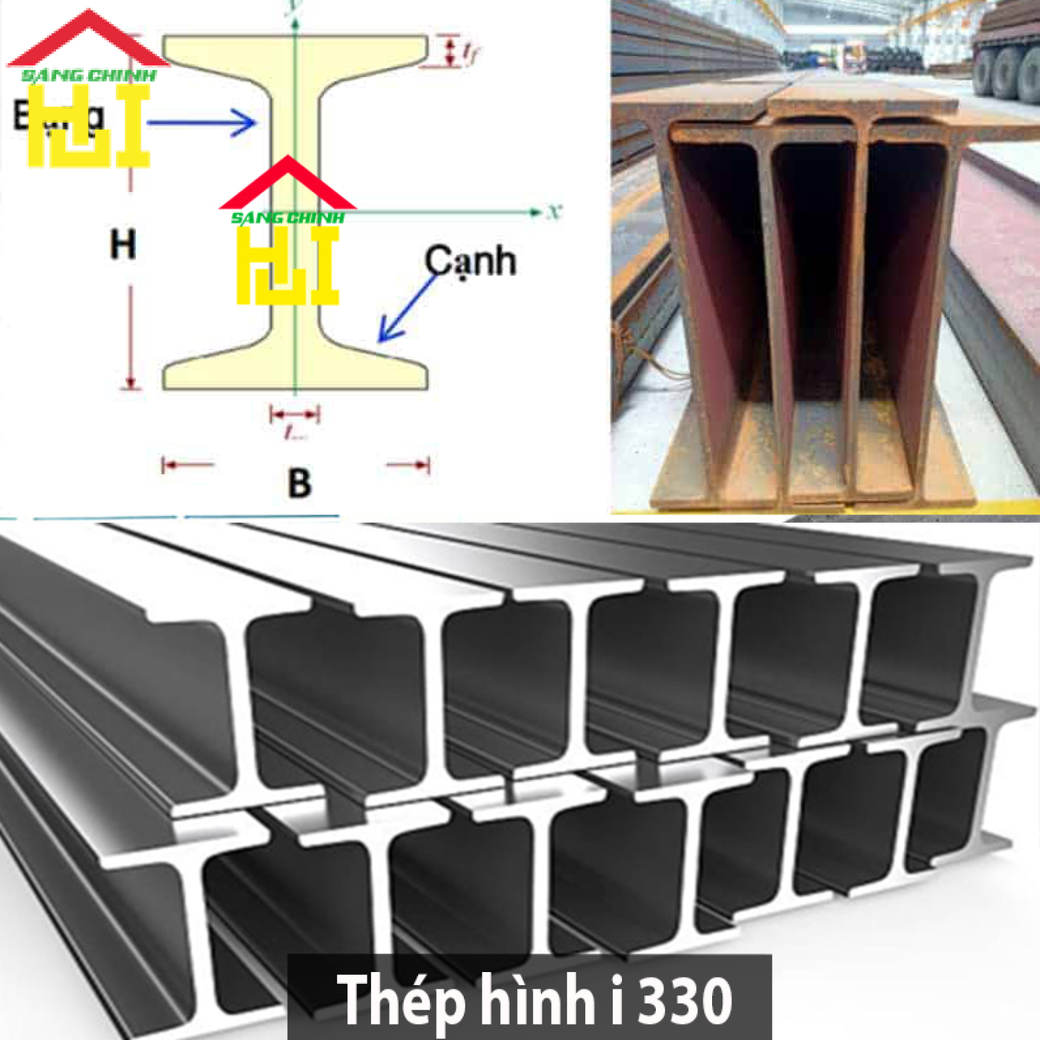 Thép hình i 330