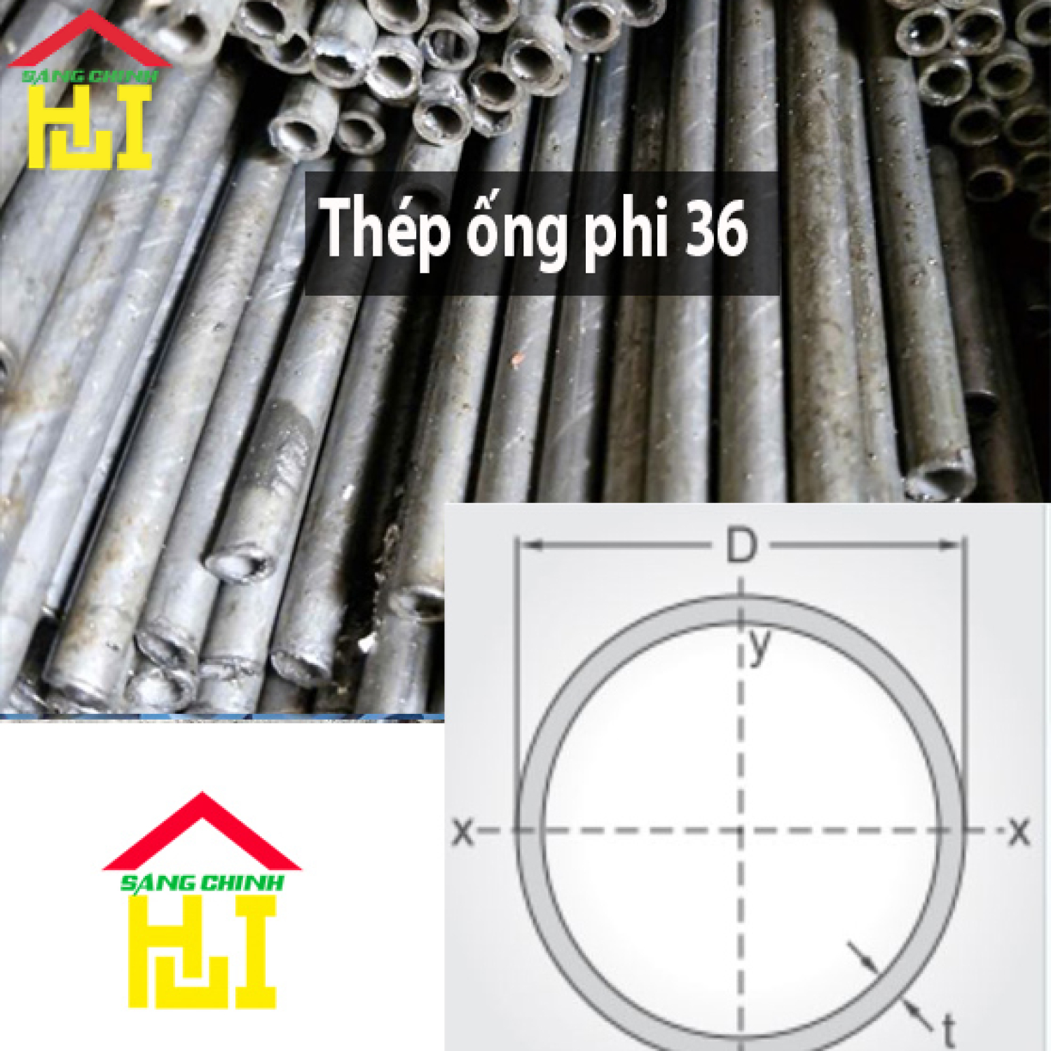 Thép ống phi 36