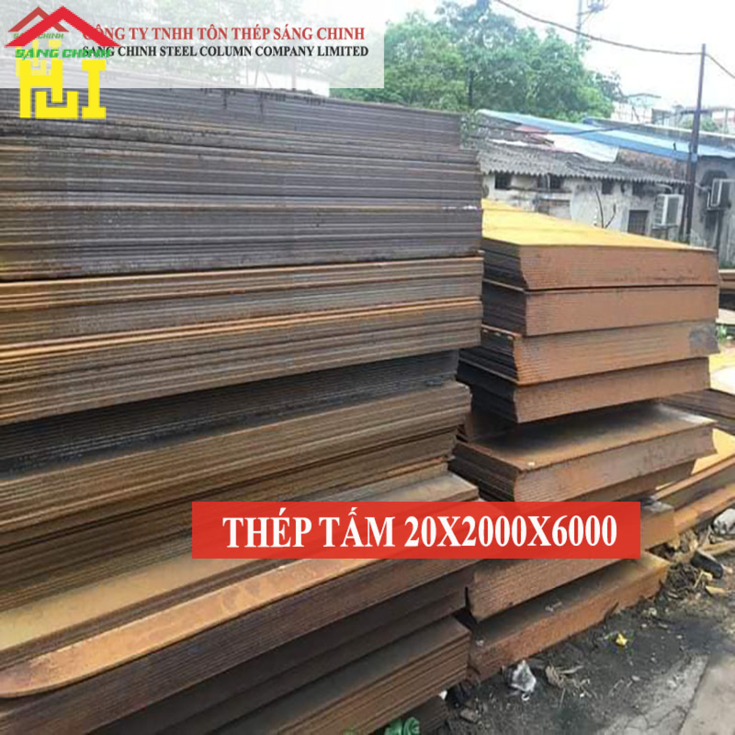 Thép tấm SS400/Q235B/A36 20 x 2000 x 6000