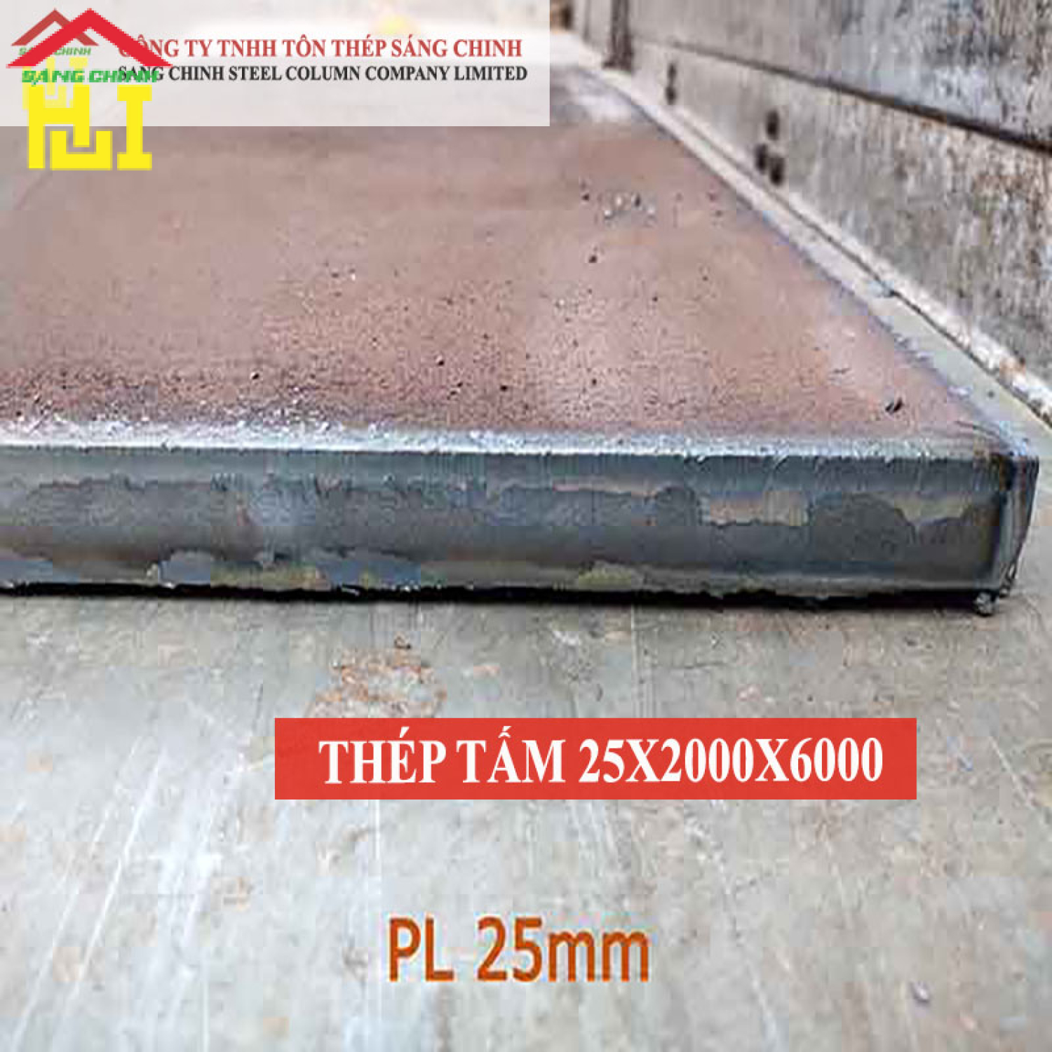 Thép tấm SS400/Q235B/A36 25 x 2000 x 6000