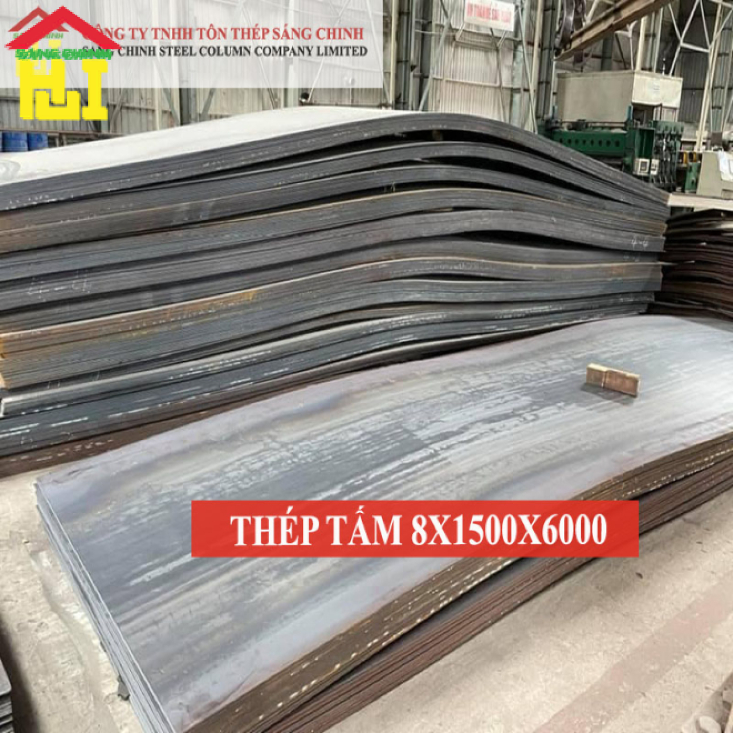 Thép tấm gân 8 x 1500 x 6000