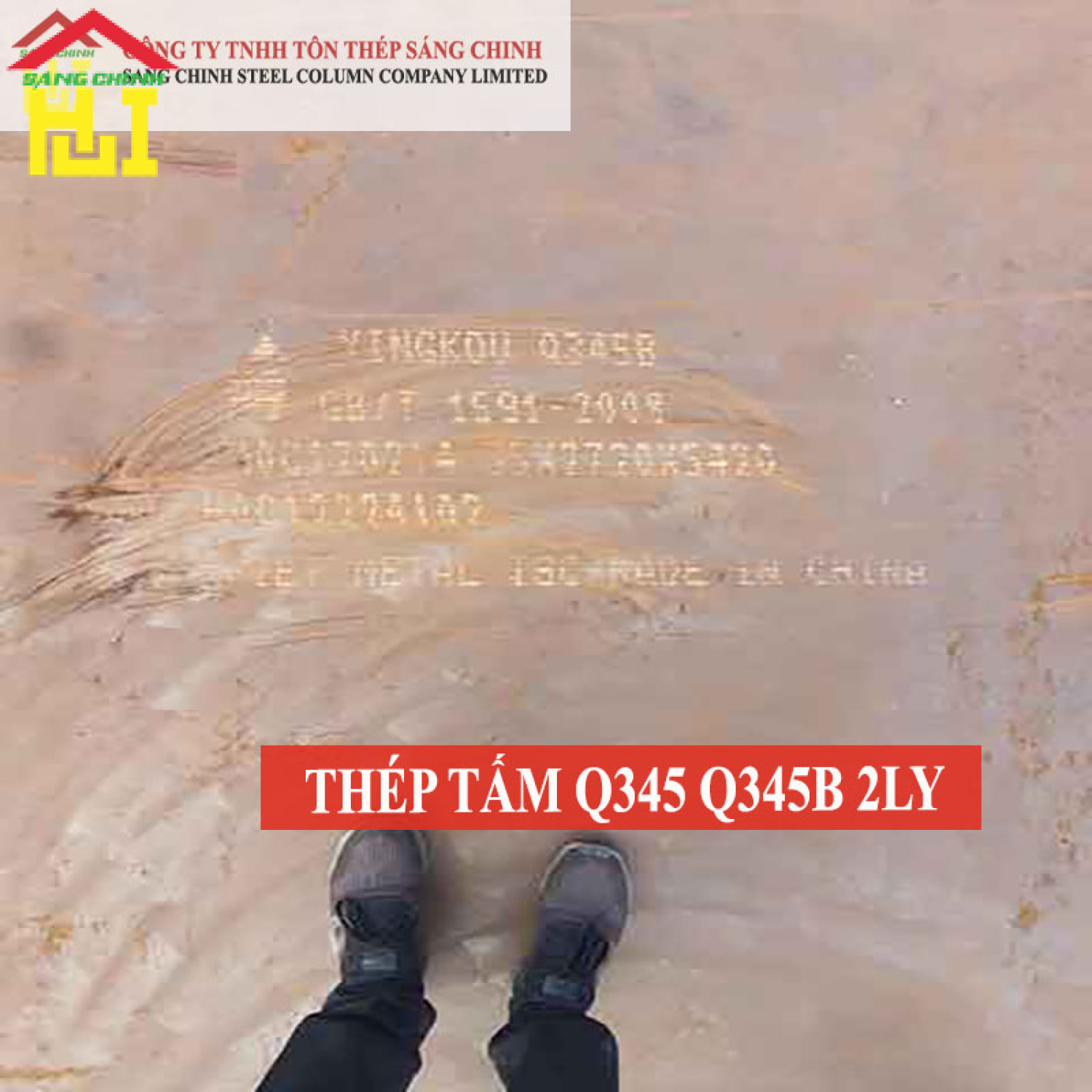 Thép tấm Q345/Q345B 2 ly