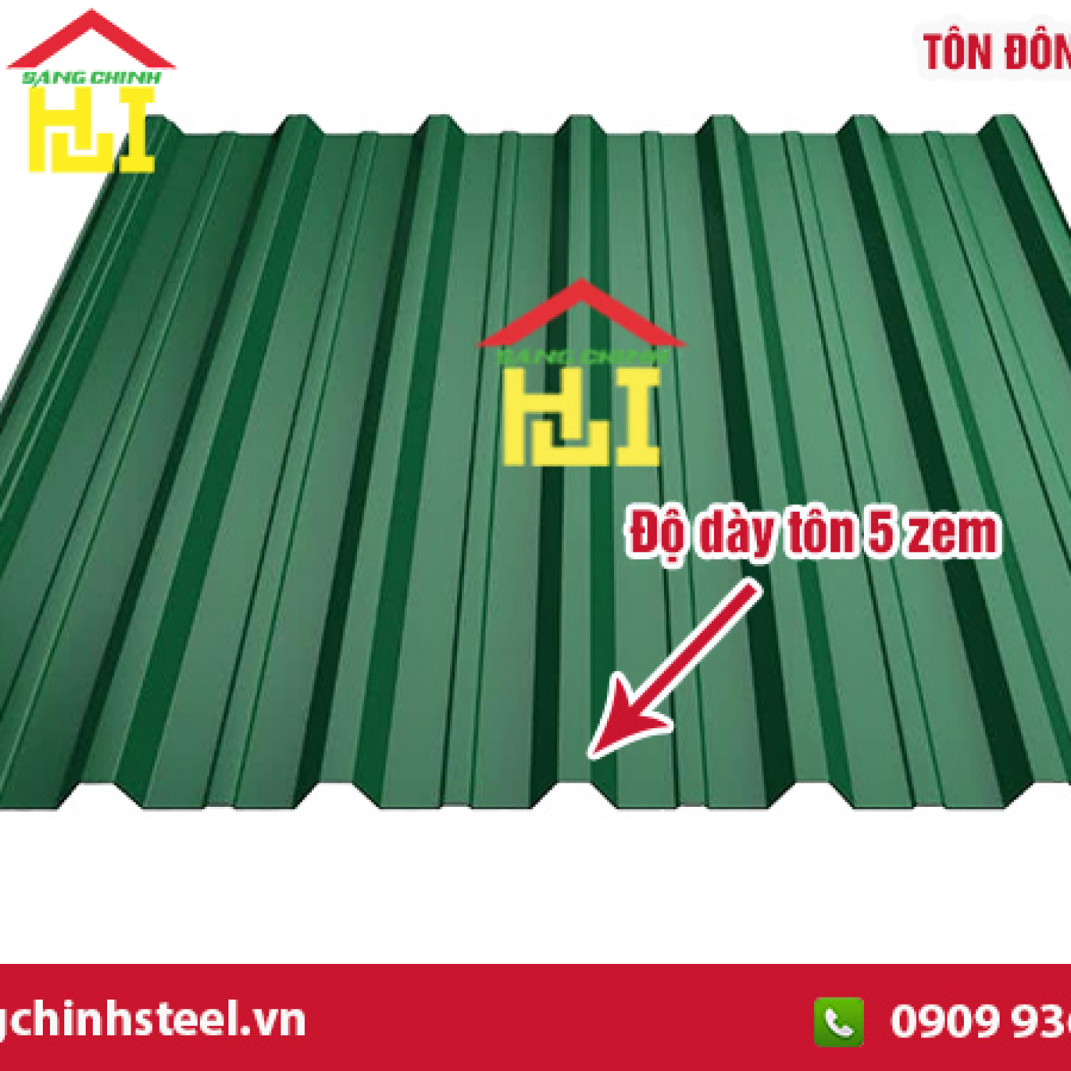 Tôn Đông Á 5 Zem giải pháp lợp mái vượt trội cho mọi công trình