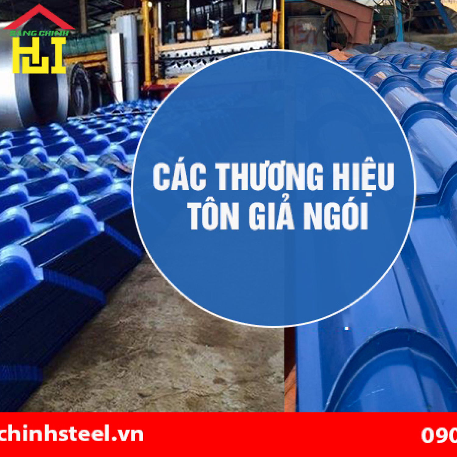 Tôn giả ngói màu xanh dương: Giải pháp lợp mái hiện đại, thẩm mỹ và bền bỉ