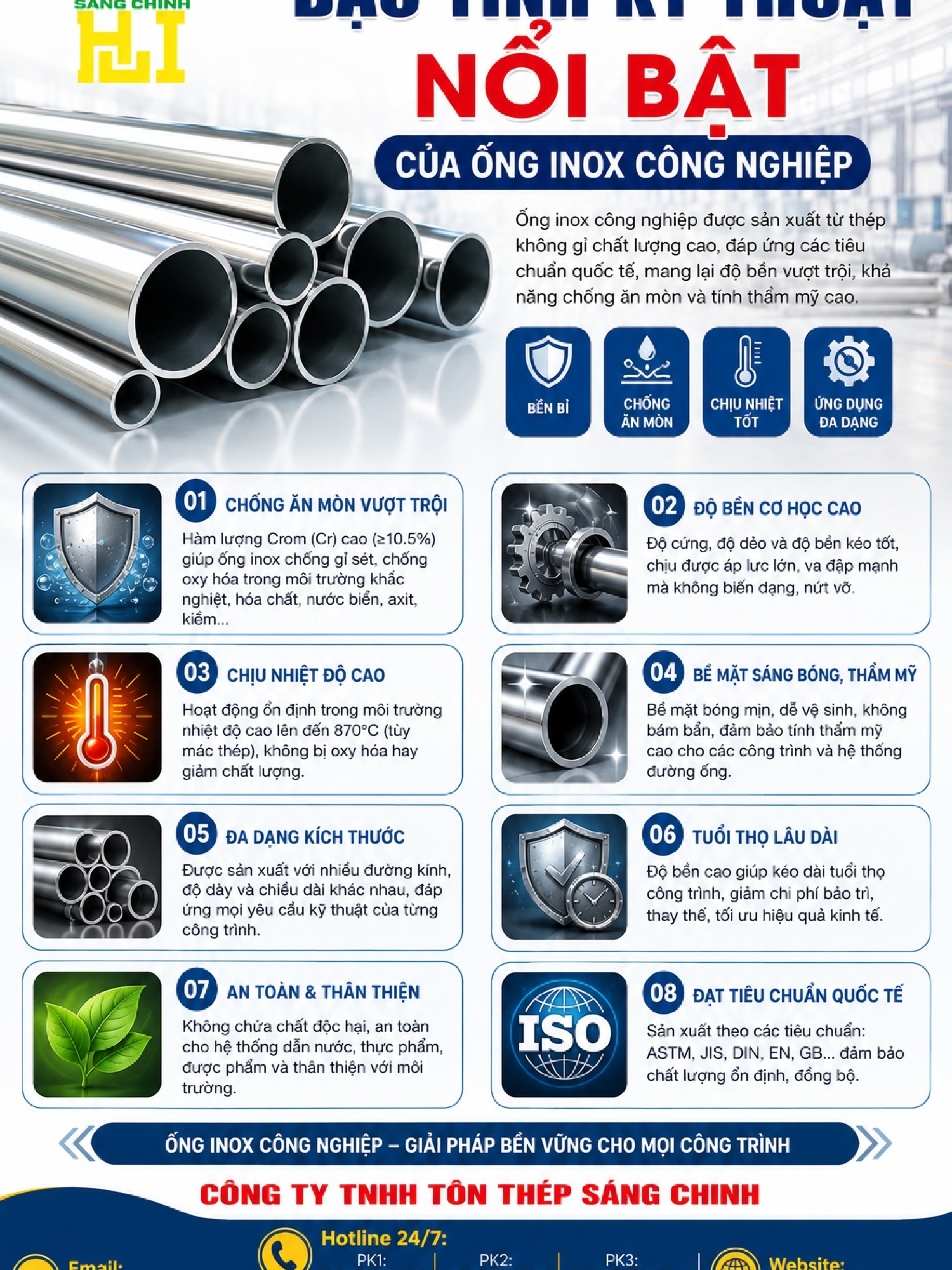 Ống Inox công nghiệp