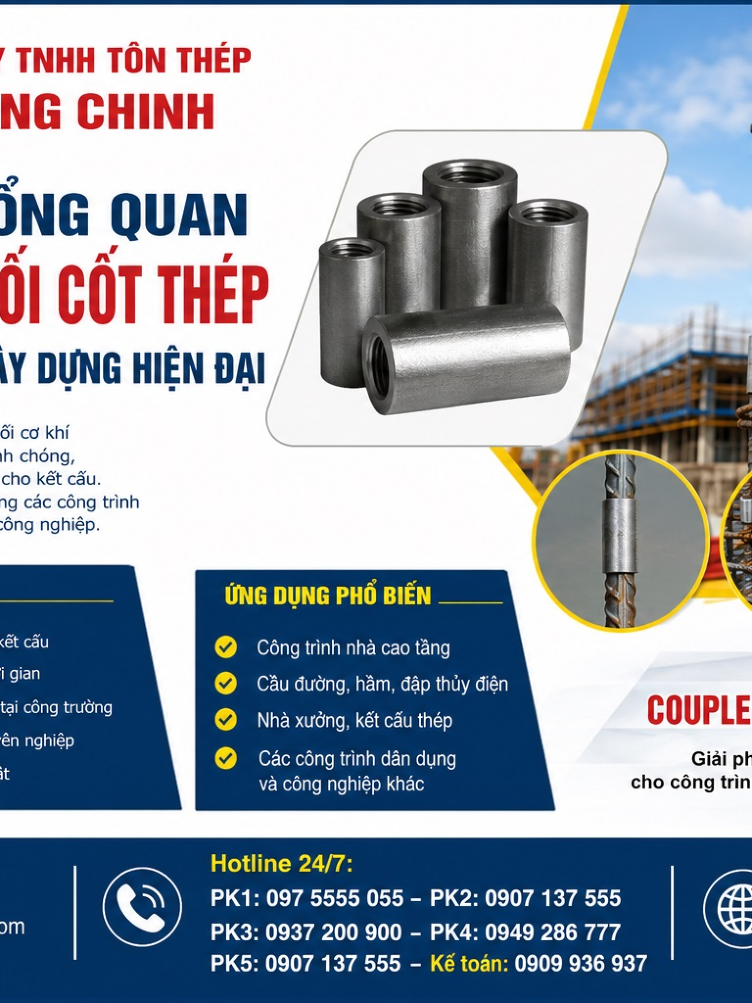 Coupler Nối Cốt Thép