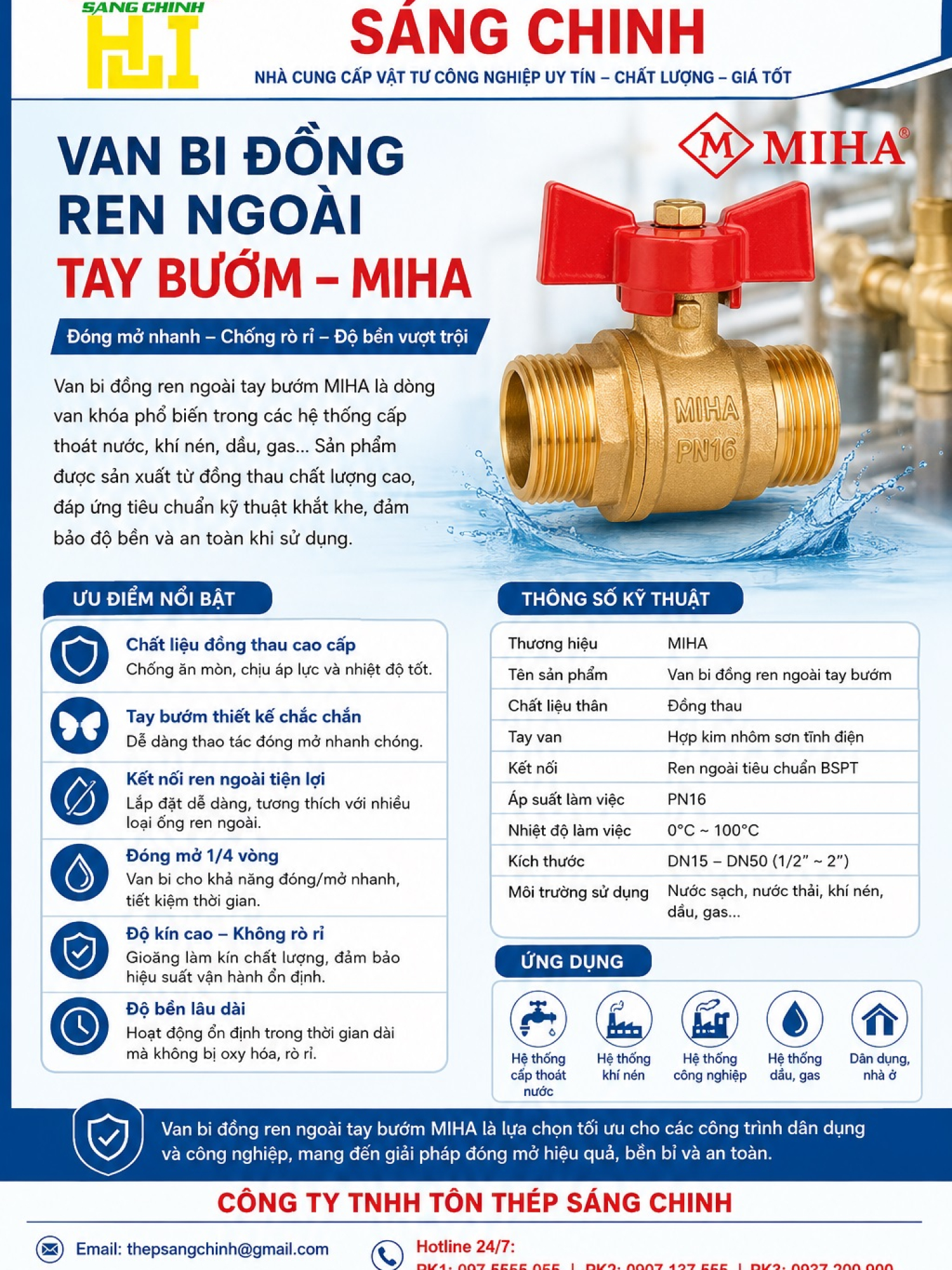 VAN BI ĐỒNG REN NGOÀI TAY BƯỚM – MIHA