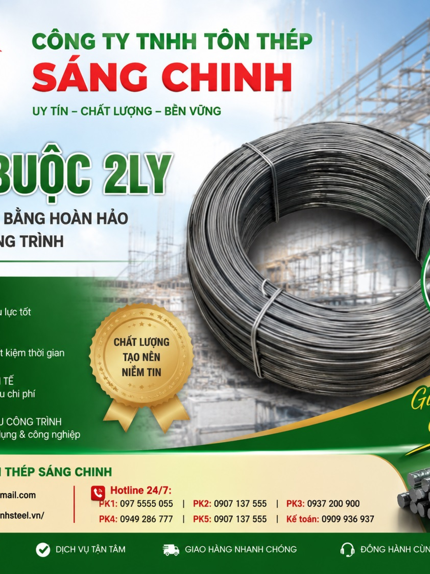 Kẽm buộc 1 ly, 2ly, 3ly, 4ly, 5ly