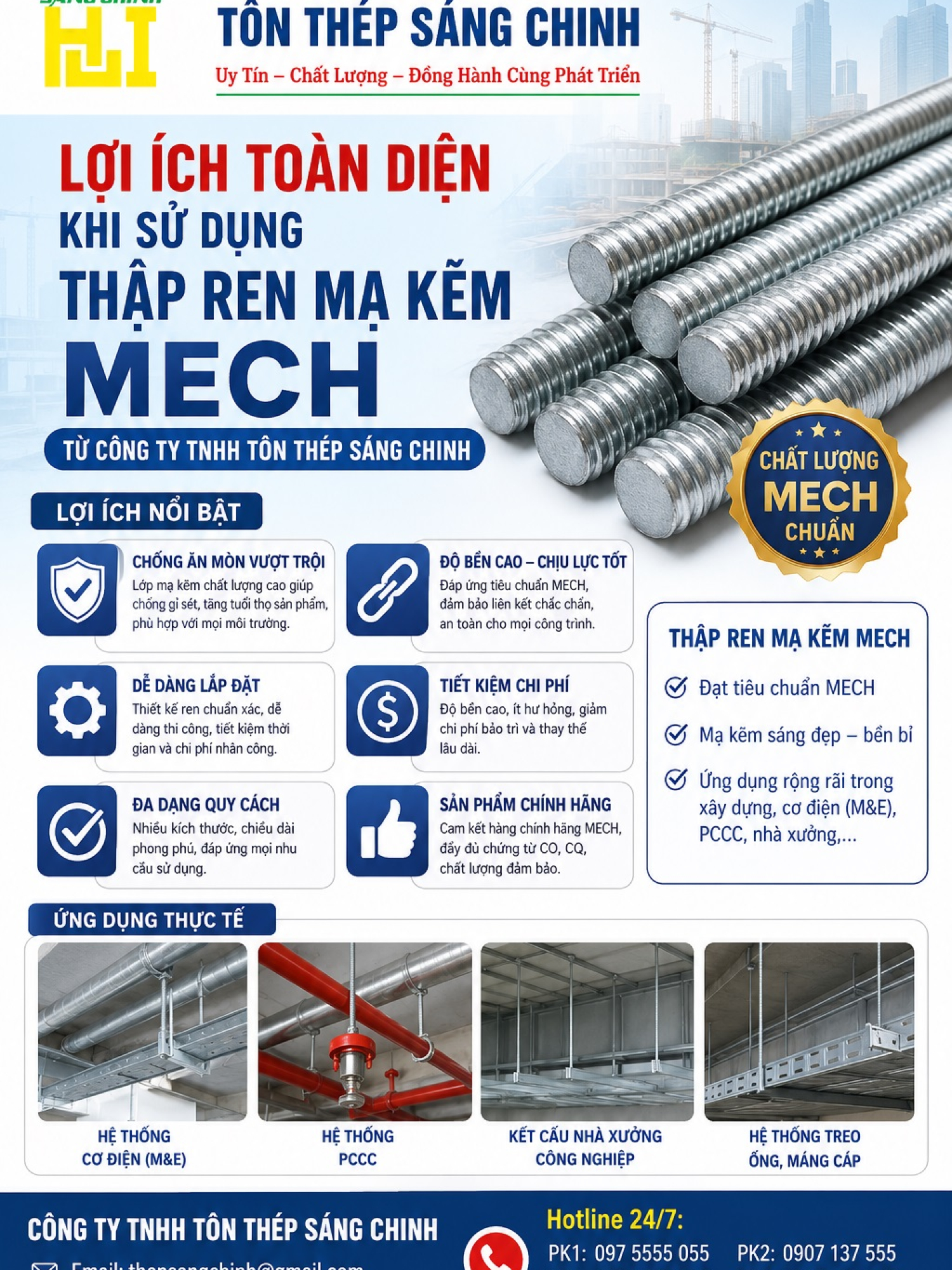 Thập Ren Mạ Kẽm MECH