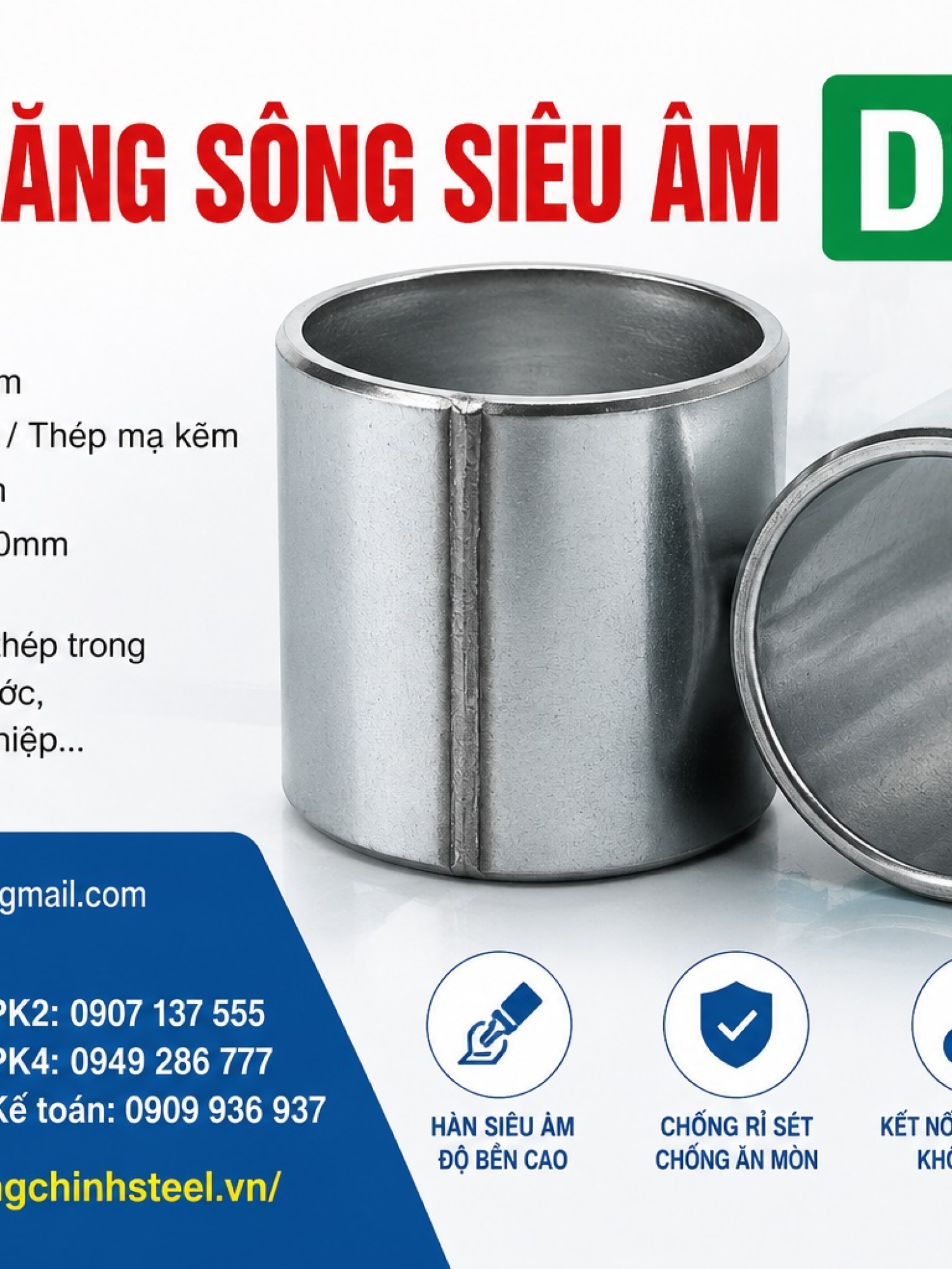 Măng Sông Siêu Âm D114
