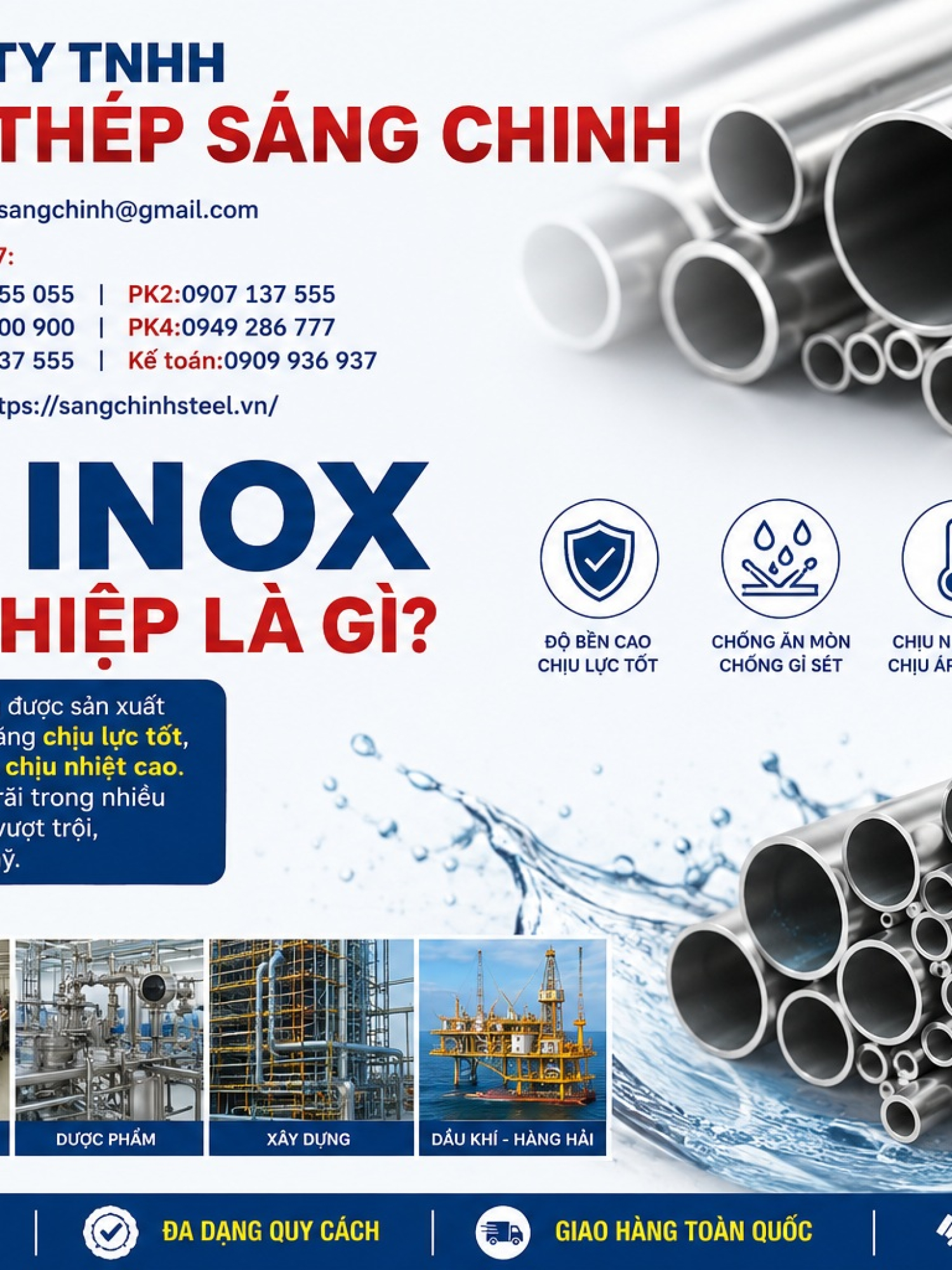 Ống Inox công nghiệp