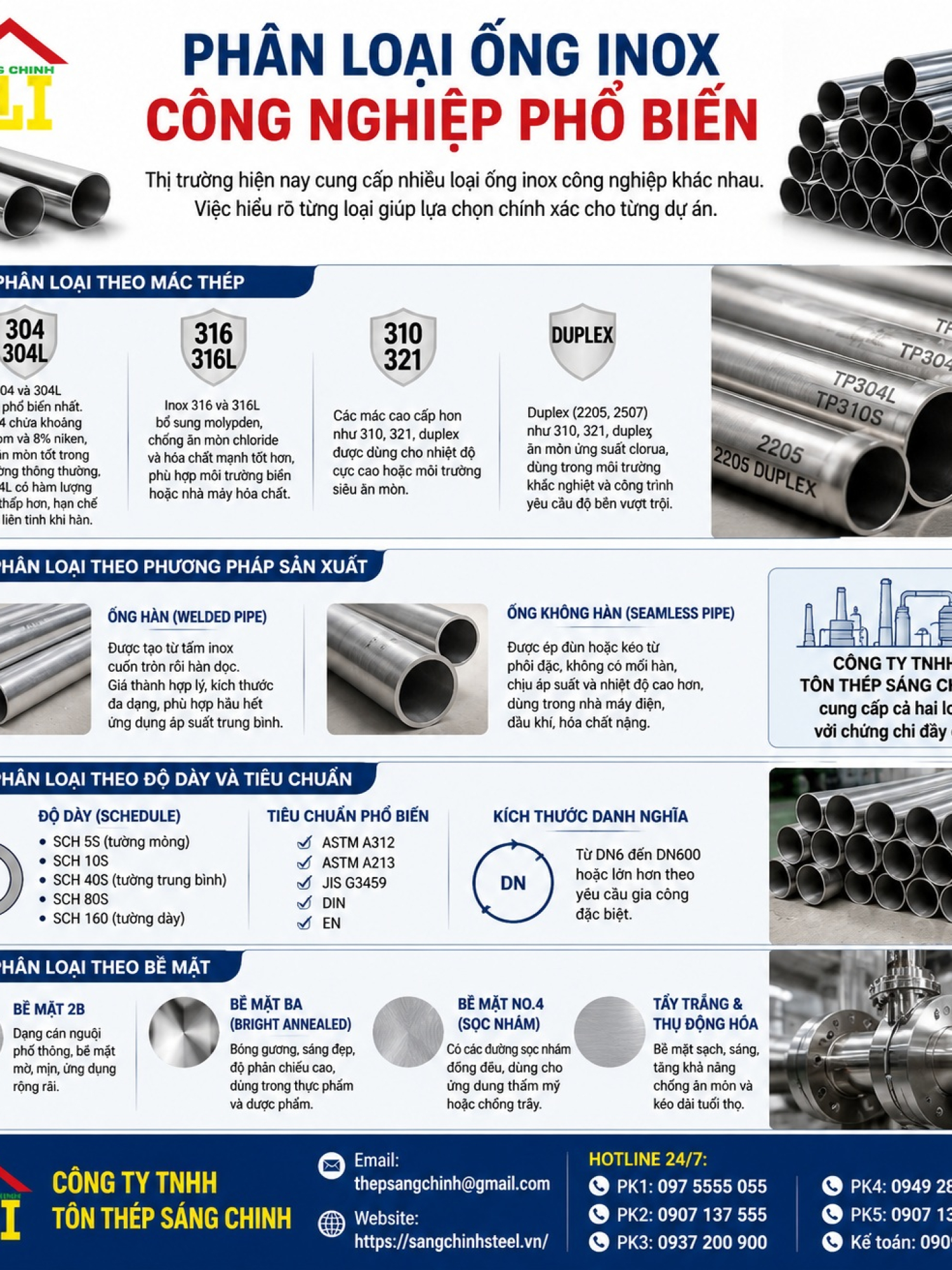 Ống Inox công nghiệp