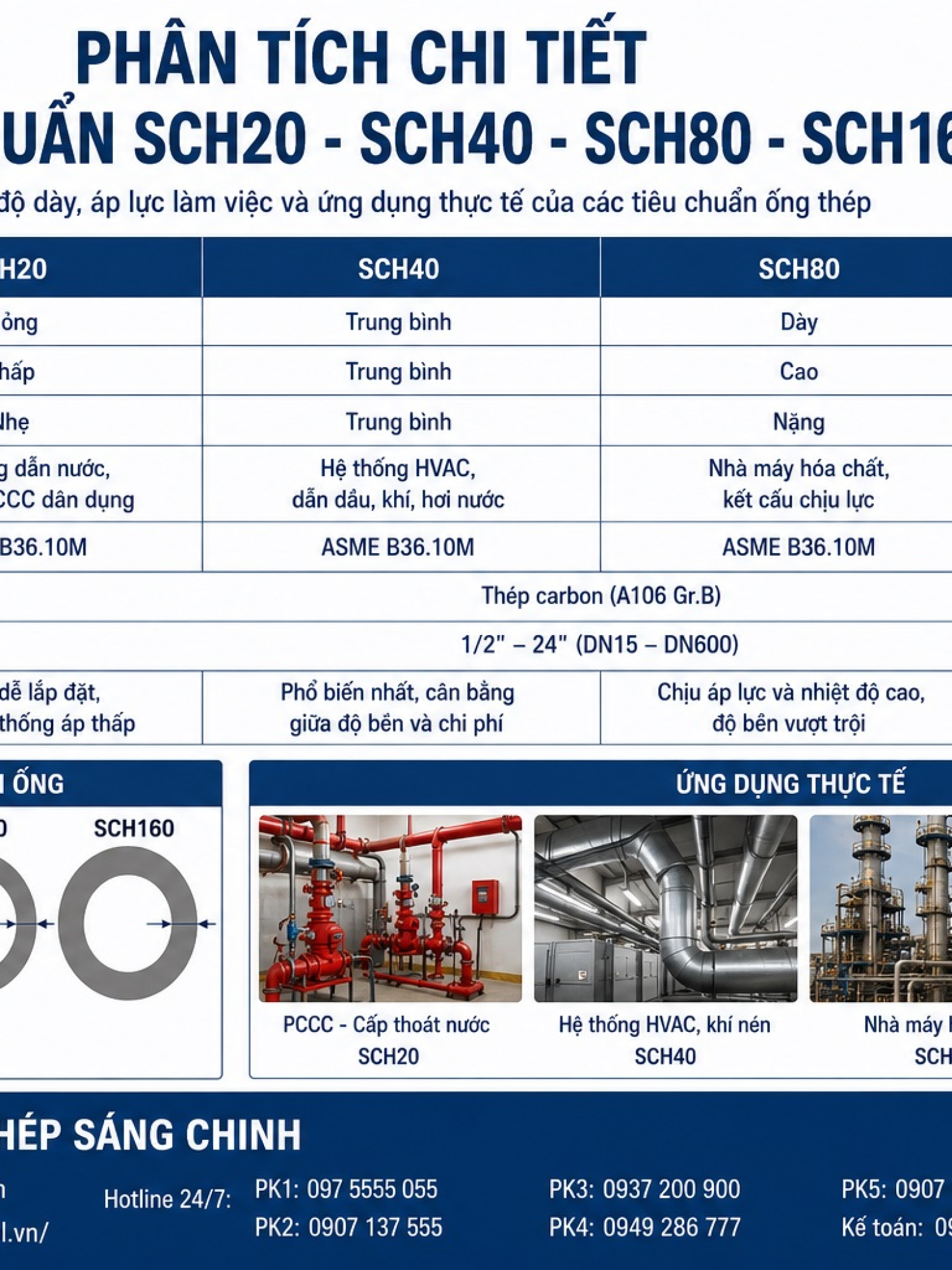 Co Hàn Mạ Kẽm SCH20 SCH40 SCH80 SCH160