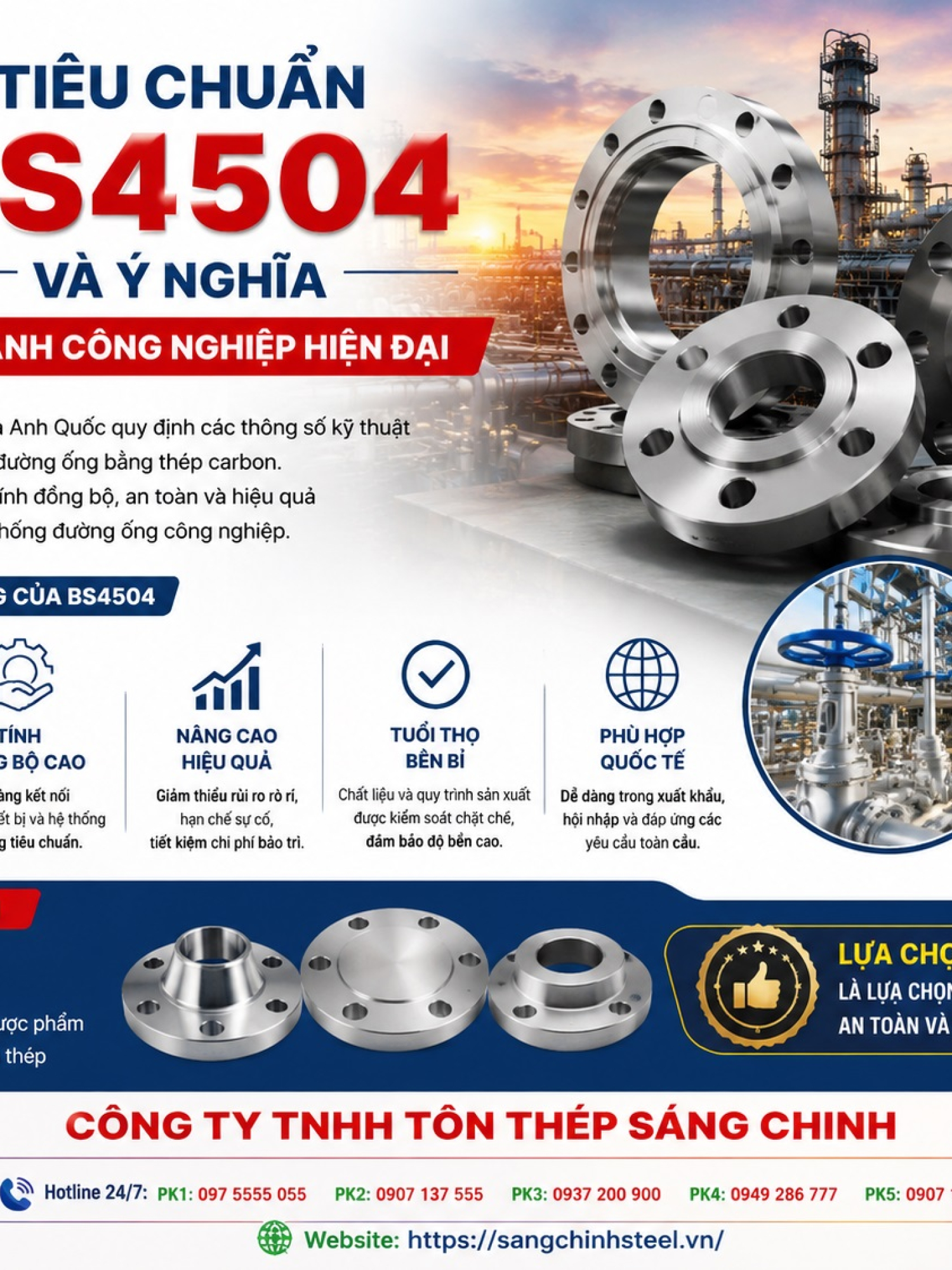 Mặt bích mù BS4504 PN6