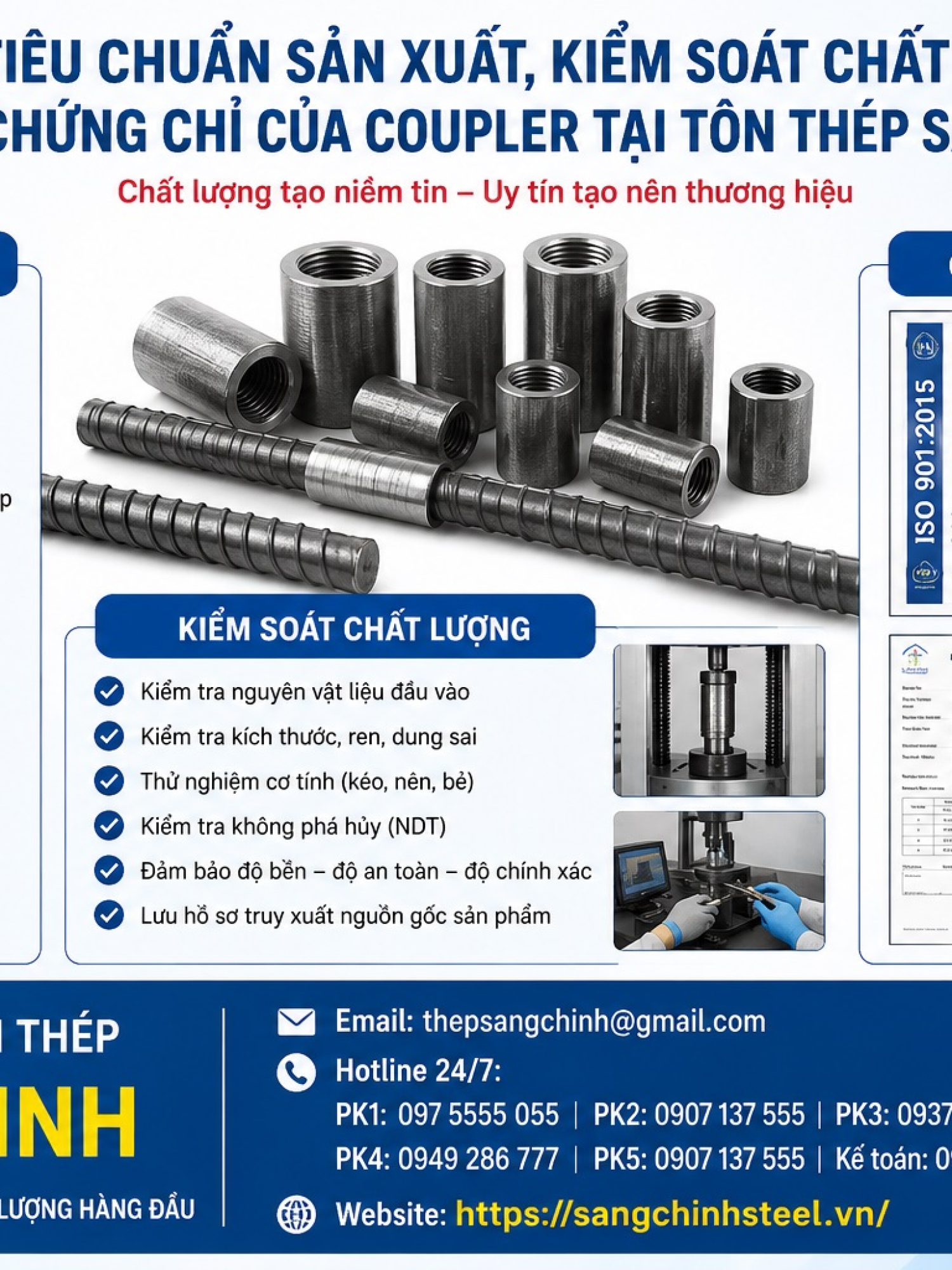 Coupler Nối Cốt Thép