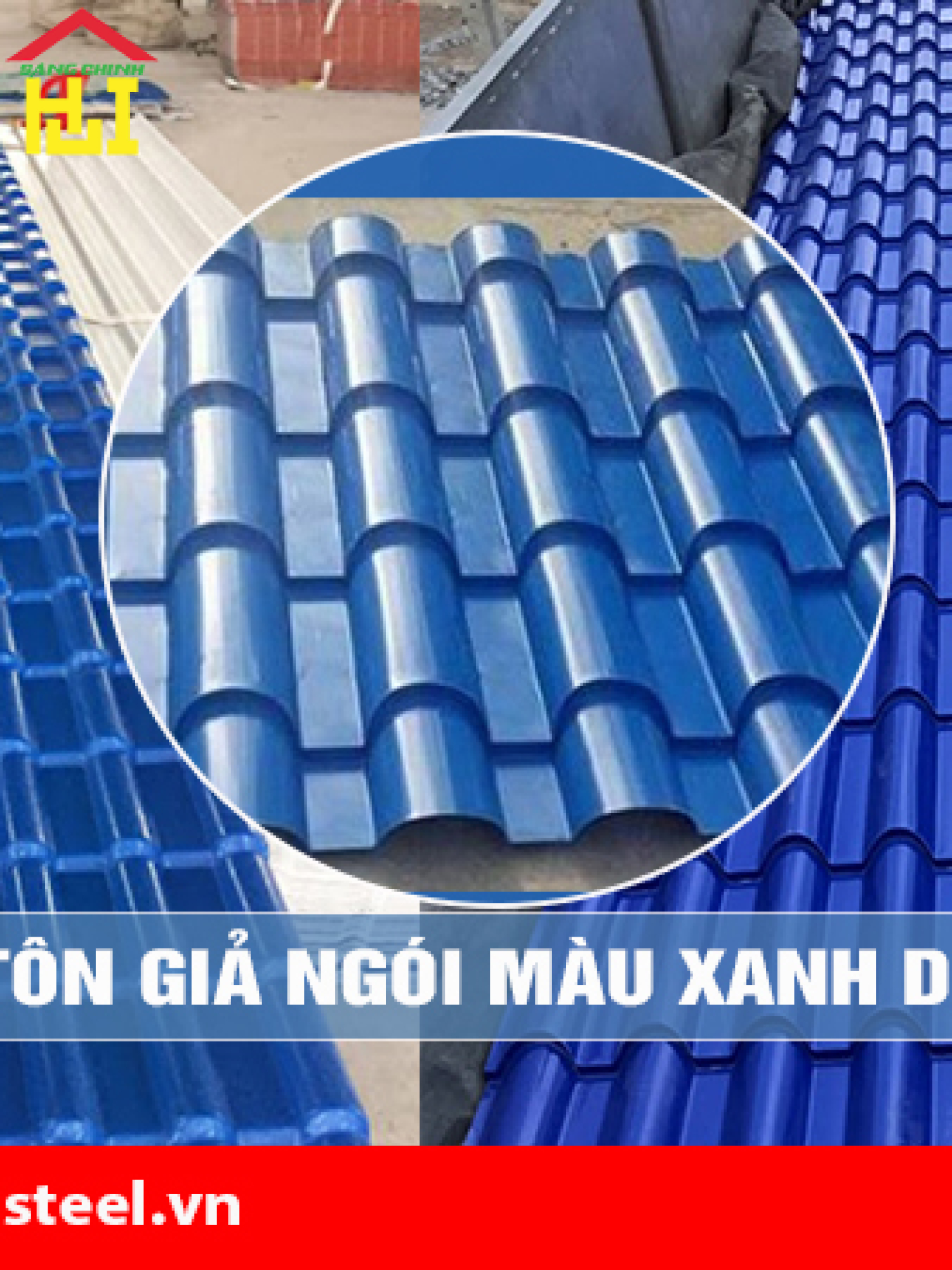 Tôn giả ngói màu xanh dương: Giải pháp lợp mái hiện đại, thẩm mỹ và bền bỉ