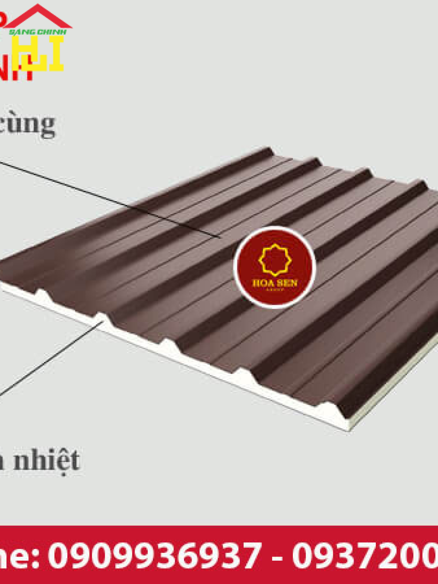 Tôn PU Hoa Sen: Giải pháp tối ưu cho mái cách nhiệt và chống nóng