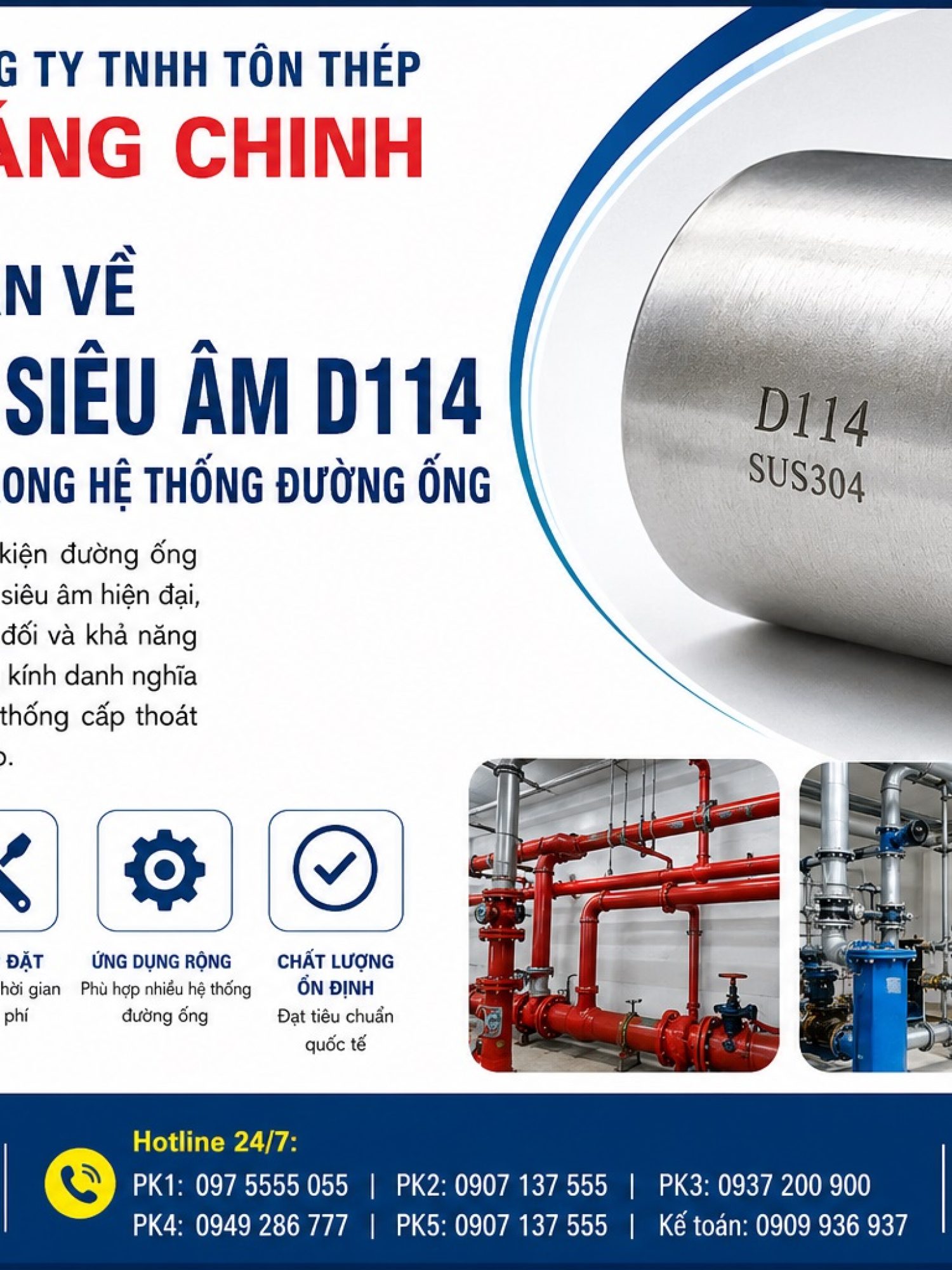 Măng Sông Siêu Âm D114